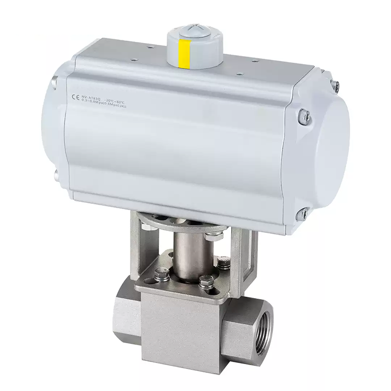 Pneumatic High Pressure Ball Valve with Female NPT Ends